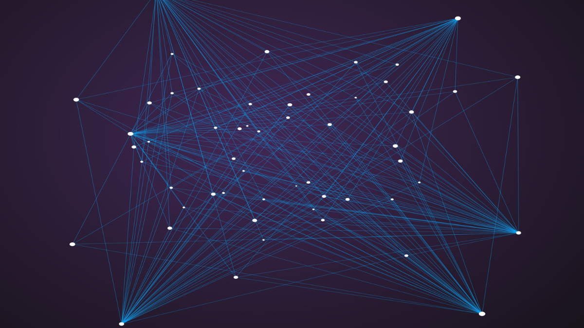 Developer desk with code on screen